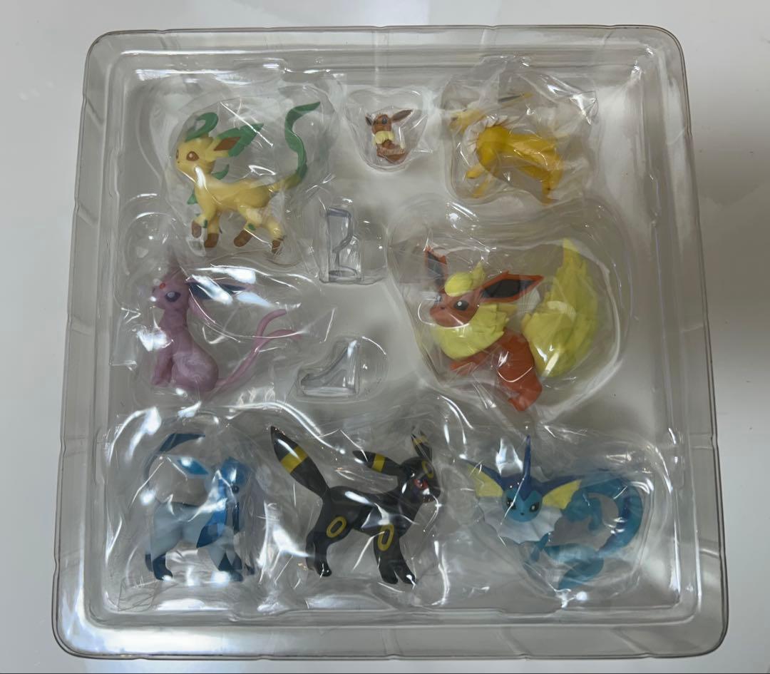 ポケモン　スケールワールド　フィギュア　イーブイ進化セット　ボタン＆ニンフィア