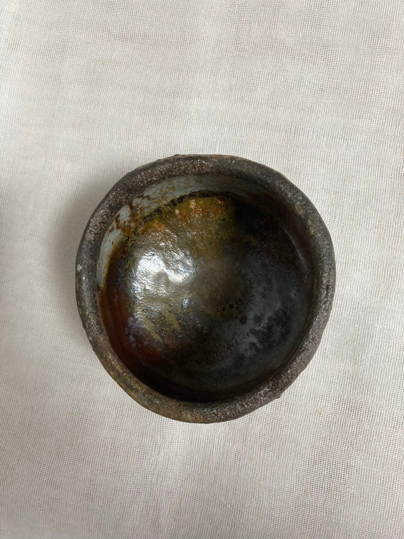 木戸貞昭／穴窯志野茶碗／A87