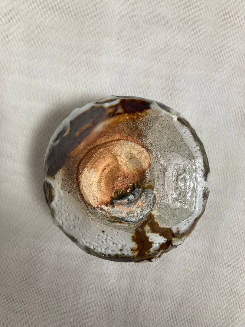 木戸貞昭／穴窯志野茶碗／A87