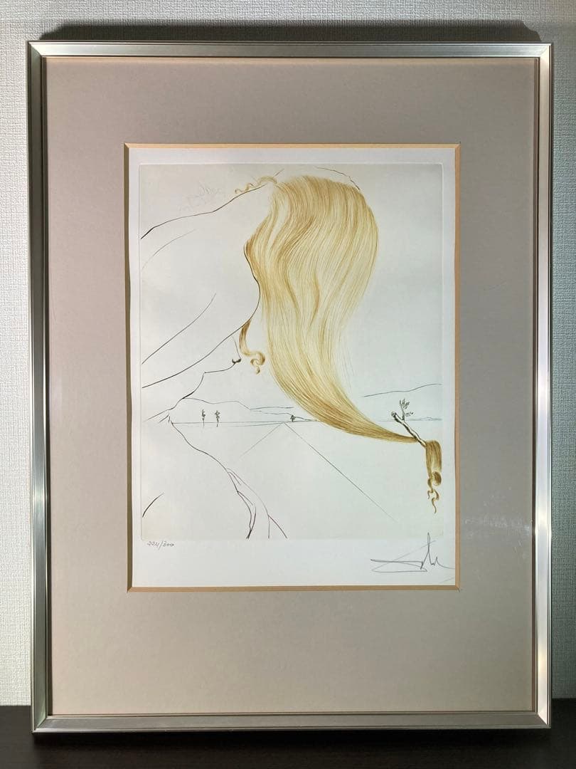 【真作保証】サルバドール・ダリ「神話」エッチング 直筆サイン 保証書有り 版画