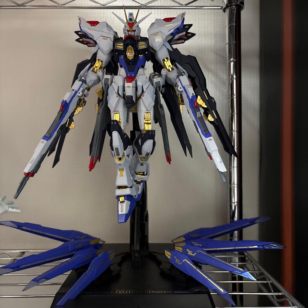 ストライクフリーダム + 光の翼セットSOUL BLUE L BUILD