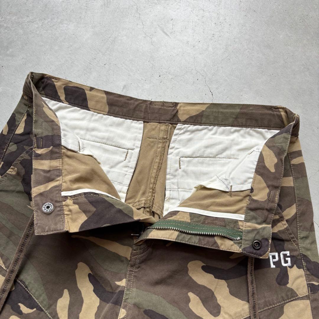 PEARLY GATES パーリーゲイツ 迷彩カモフラ総柄 クロップドパンツ 1