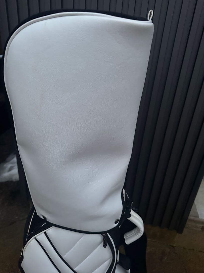 PING ホワイトキャディバッグ