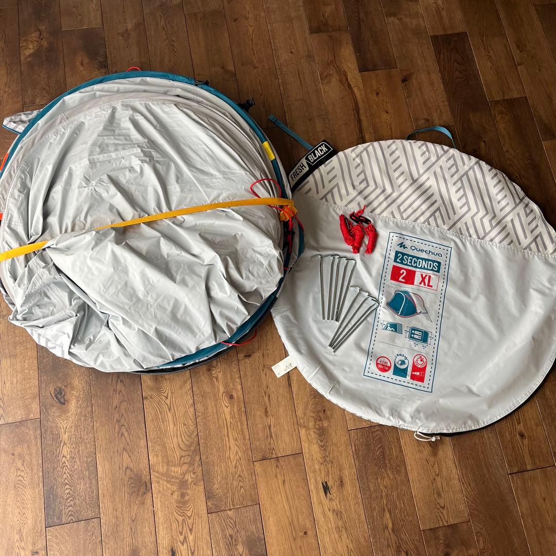 【美品✨】Quechua 　ポップアップテント　2人用2 SECONDS XL