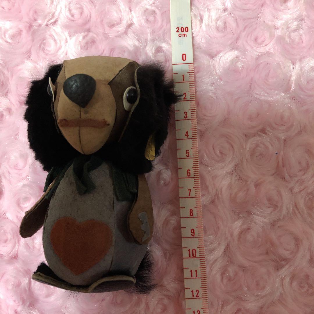 ☆希少☆１点もの☆アンティーク毛皮ぬいぐるみ３体セット