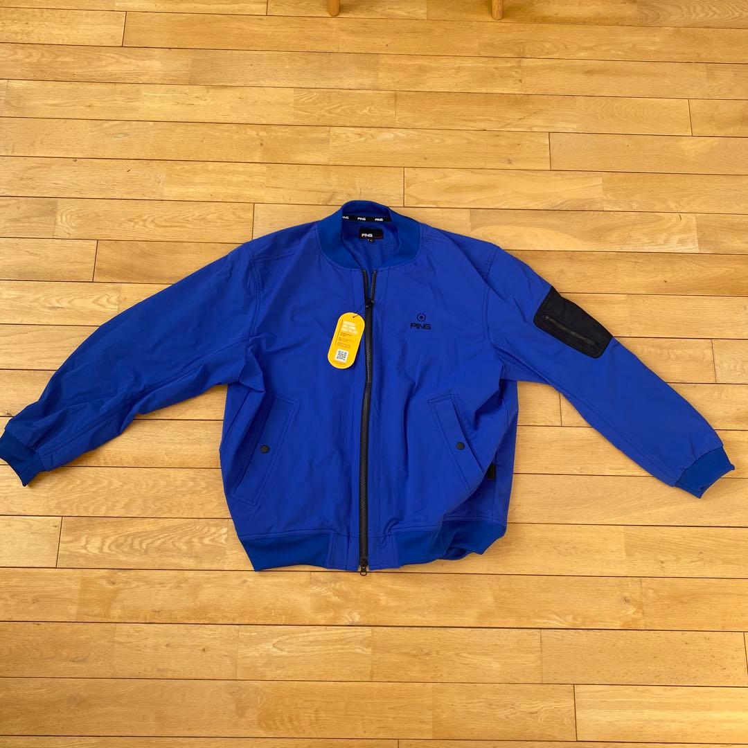 新品タグ付きPING 青 ジャケット Lサイズ