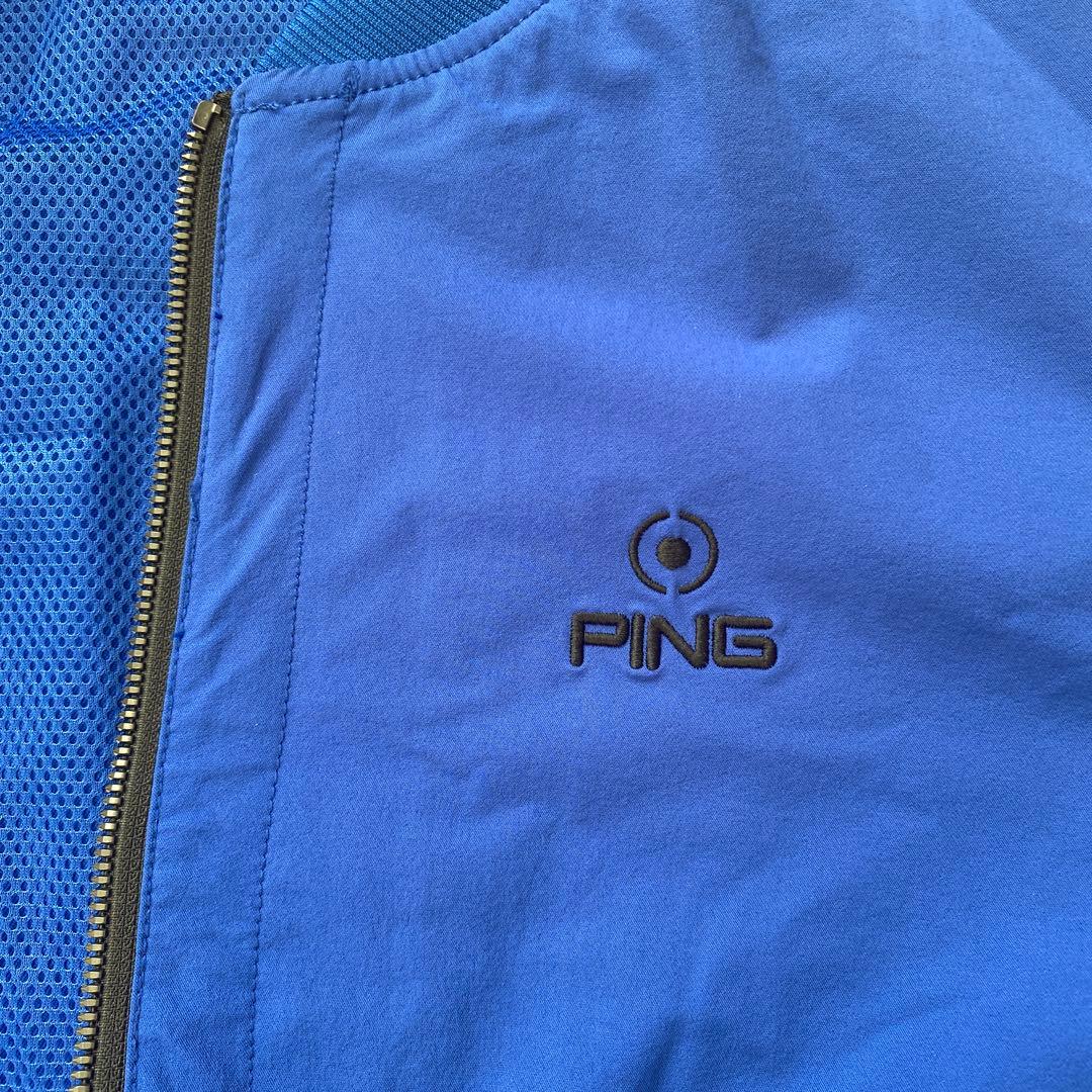 新品タグ付きPING 青 ジャケット Lサイズ