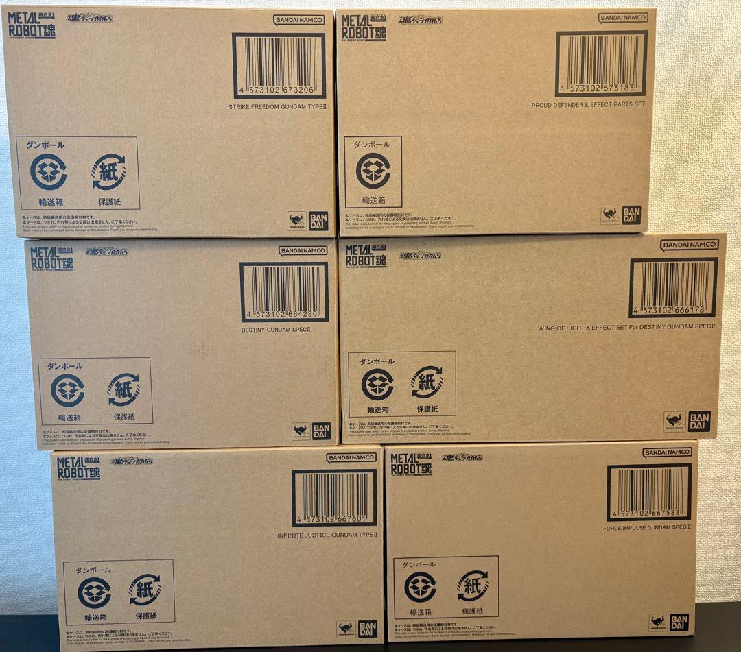 メタルロボット魂 劇場版 機動戦士ガンダムSEED FREEDOM 6点セット