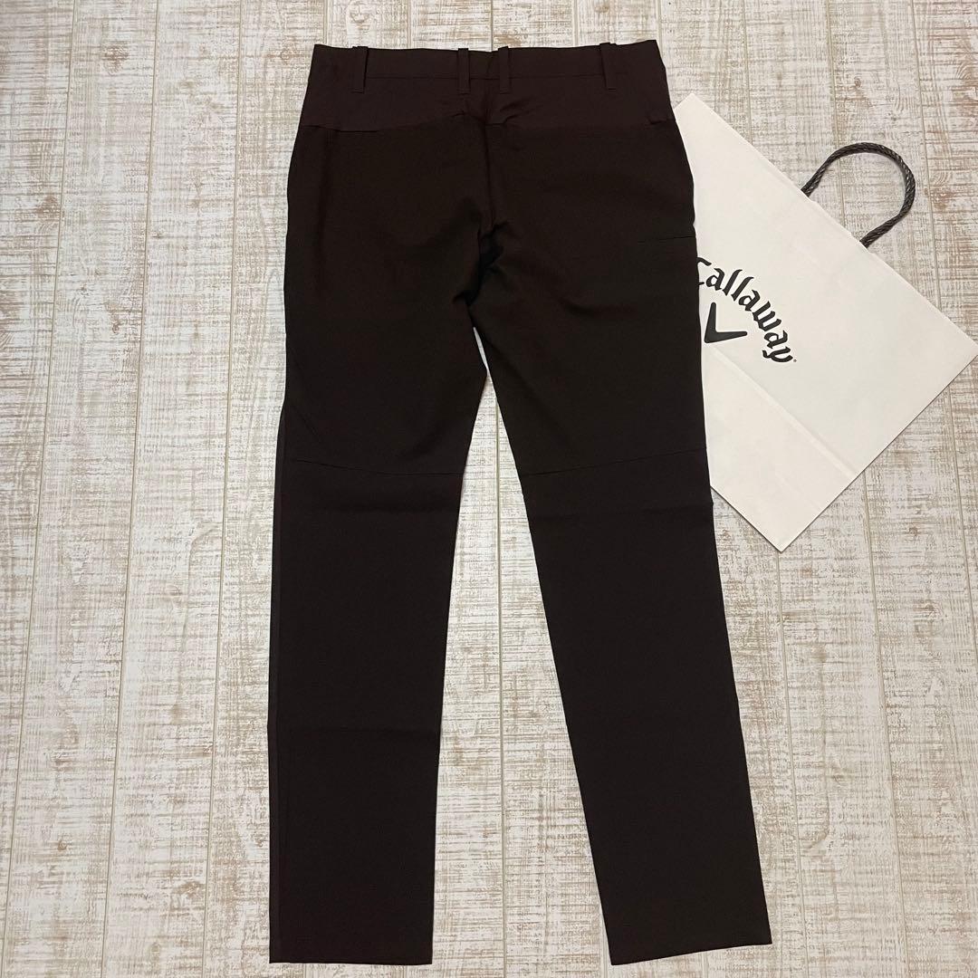 新品 キャロウェイ トラヴィスマシュー 長ズボン 赤タグ ブラウン Lサイズ