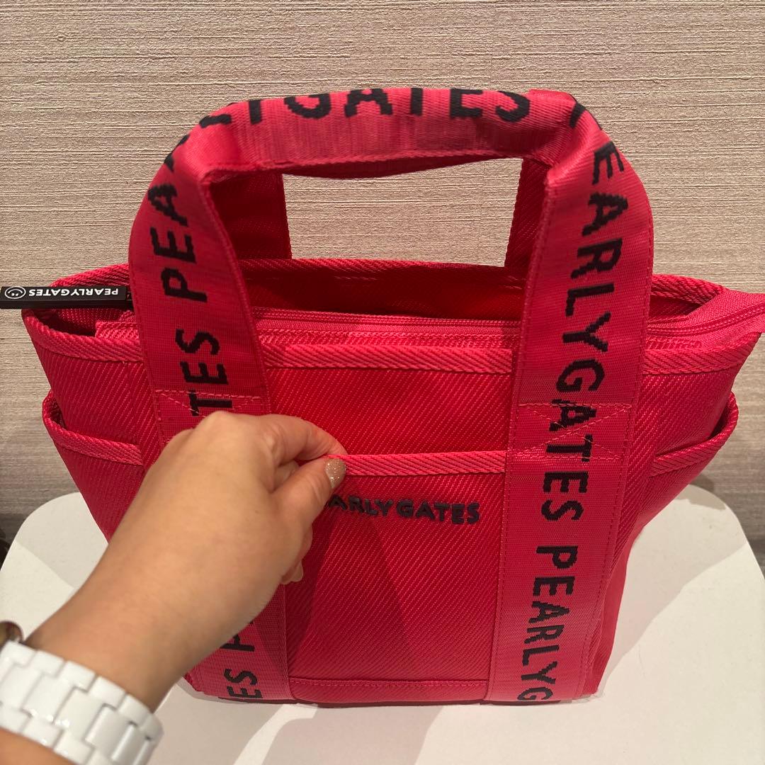 【美品】ゴルフカートバッグ　ピンク PEARLY GATES
