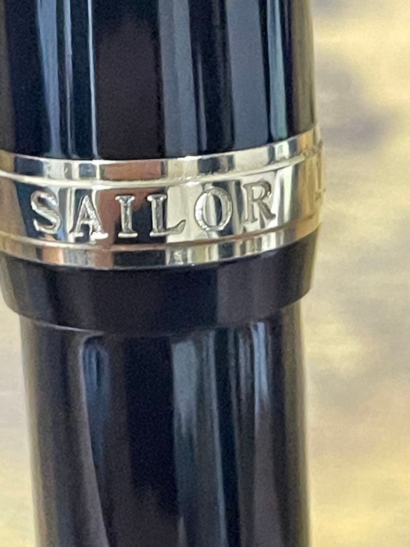 試筆のみ　Zニブ(ズーム) ホワイトゴールド　21金　　セーラー　万年筆