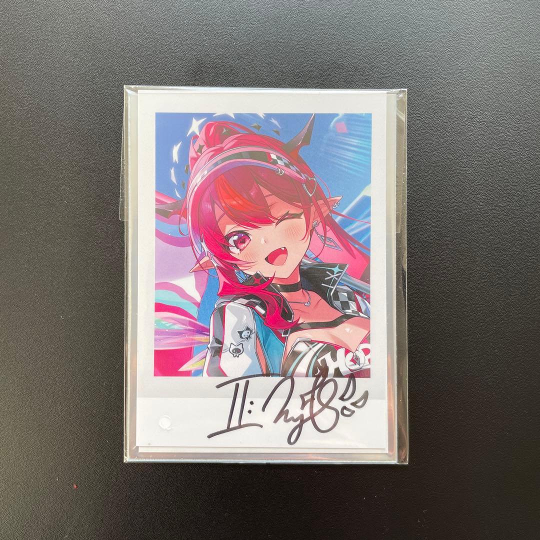 ホロライブ　IRyS 活動3周年記念 直筆サイン入り チェキ風ブロマイドカード