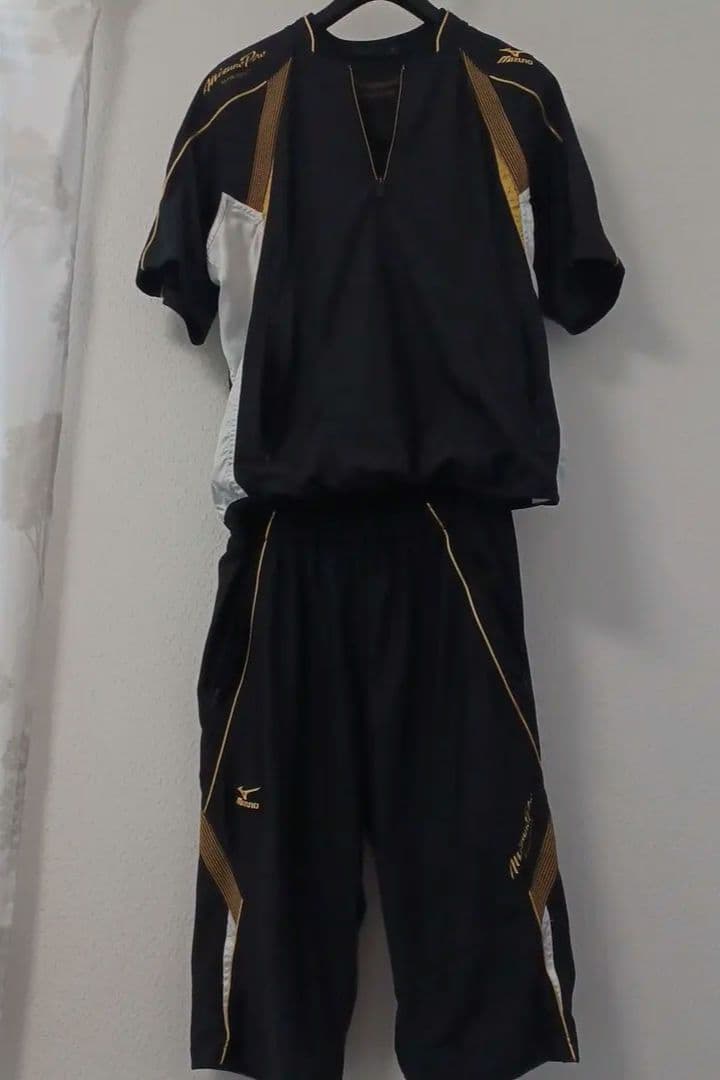 Mizuno Pro 半袖ジャージとショートパンツ セット 上下Lサイズ
