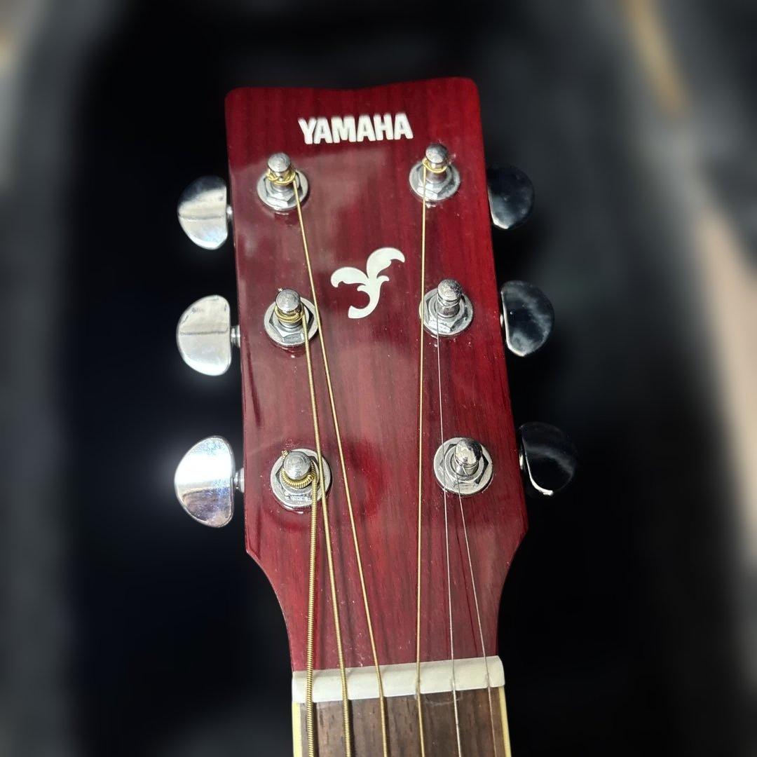 YAMAHA FS-TA レッド アコギ トップ単板（訳あり）ハードケース付き