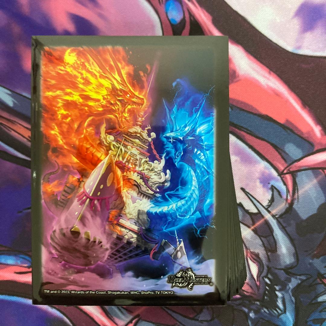 赤青マジック　デッキ　スリーブ付き