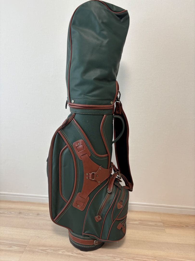 【◎美品•希少】HONMA グリーンキャディバッグ ゴルフバッグ