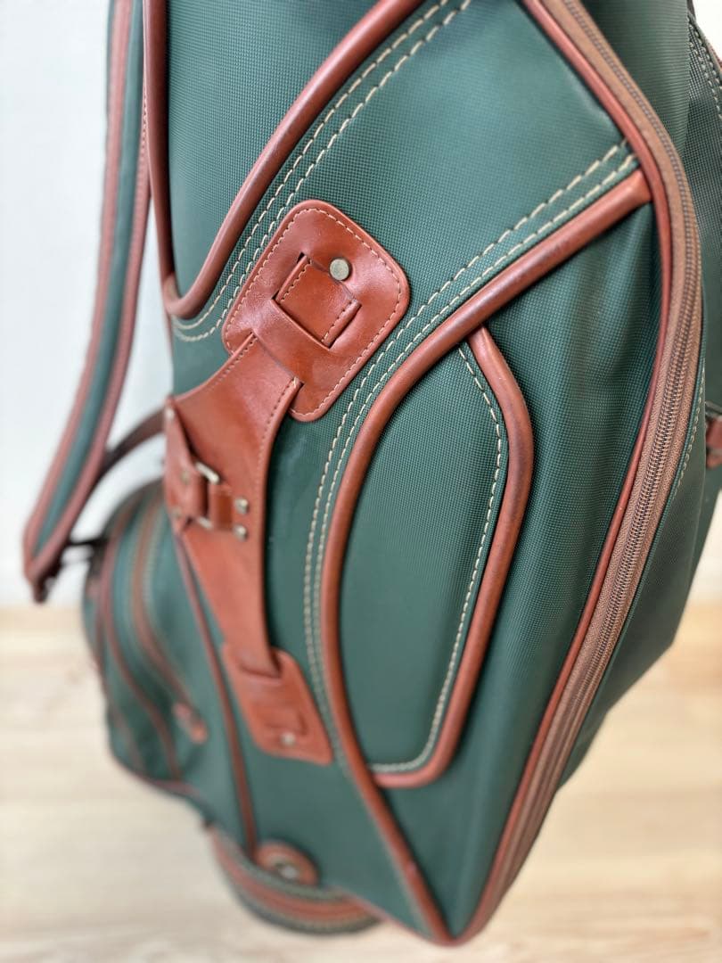 【◎美品•希少】HONMA グリーンキャディバッグ ゴルフバッグ