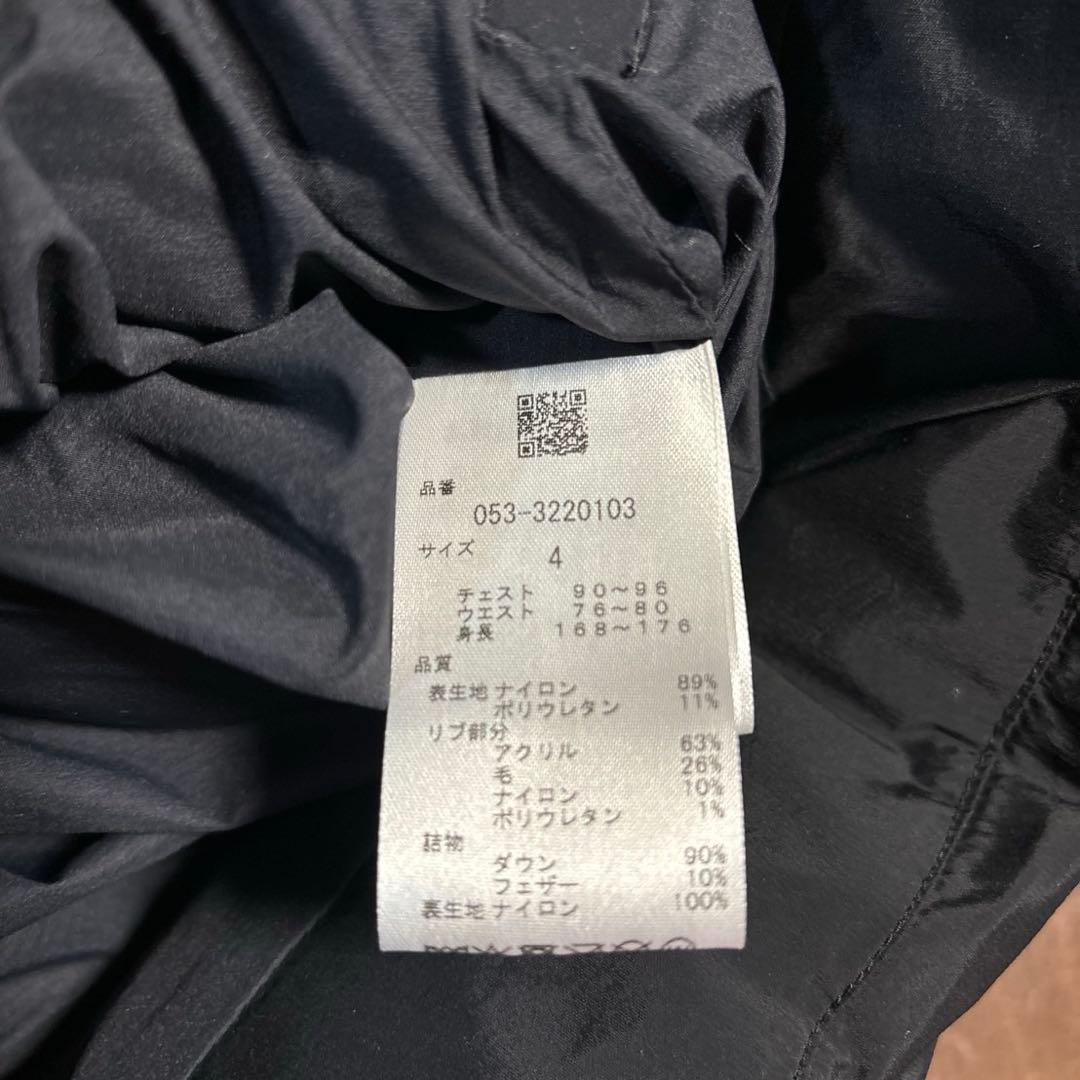 パーリーゲイツ12dダウンジャケット濃紺色サイズ4