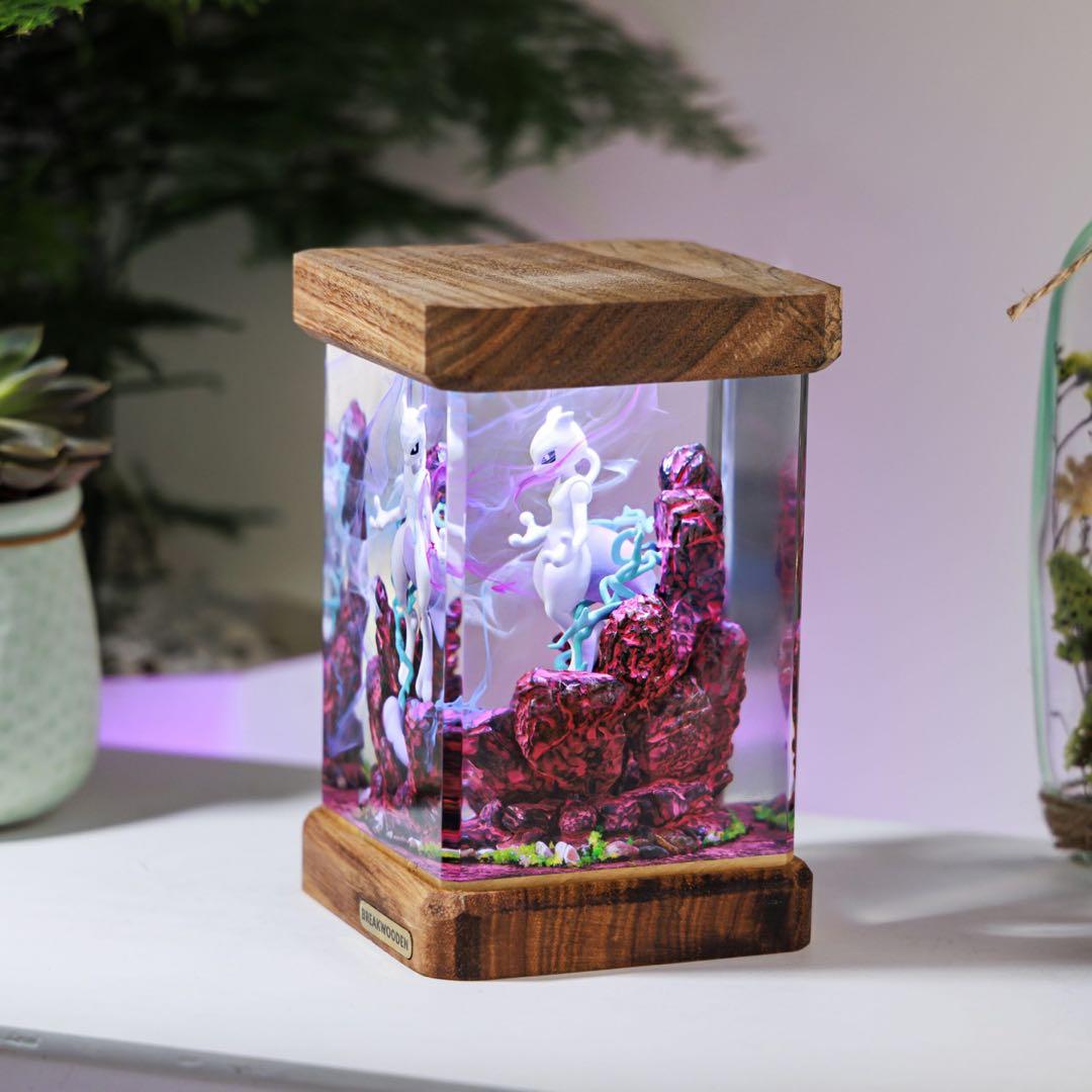 Lサイズ - ミュウツーポケモンのエポキシランプ