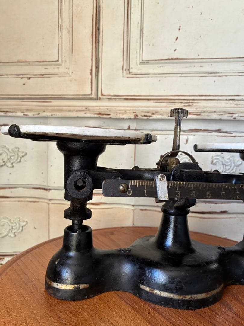 フランス　アンティーク　スケール　秤　バランス　卓上　天秤　100年　レア