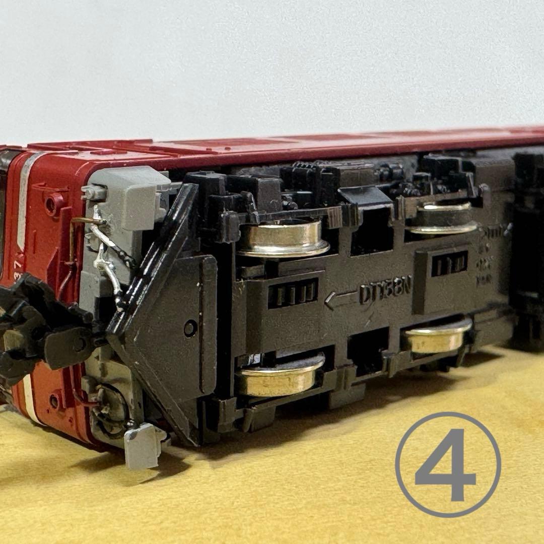 Nゲージ EF81電気機関車 5両セット ジャンク扱い