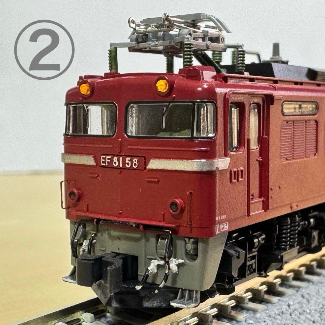 Nゲージ EF81電気機関車 5両セット ジャンク扱い