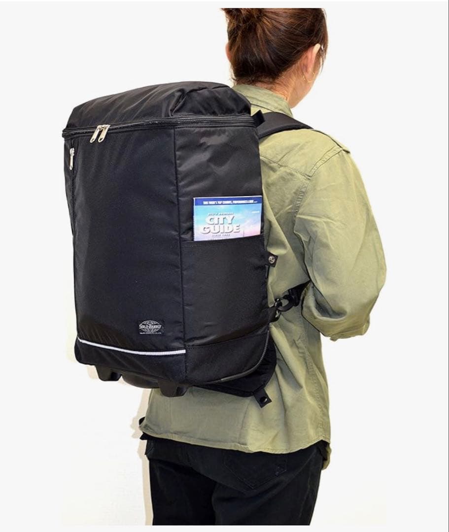 ソロツーリスト　リュックキャリー　24リットル　黒　機内持込可