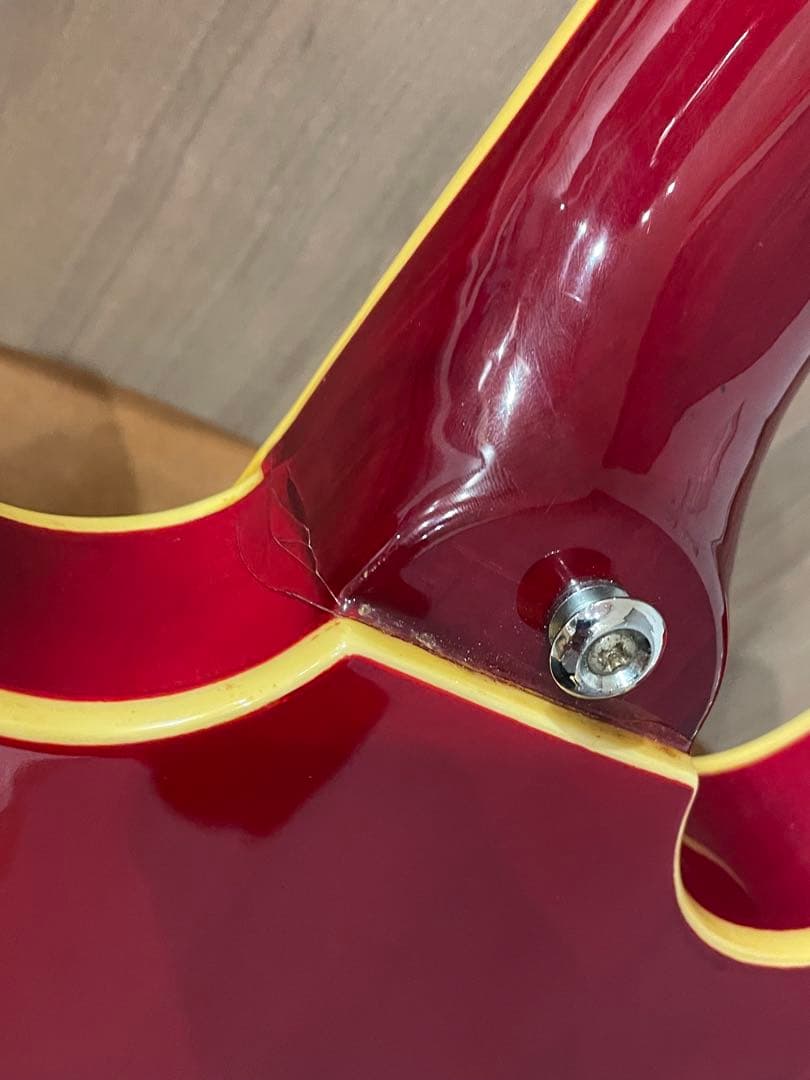 【最終値下げ】ジャンク　ジャパンビンテージJuno セミアコ　es335タイプ