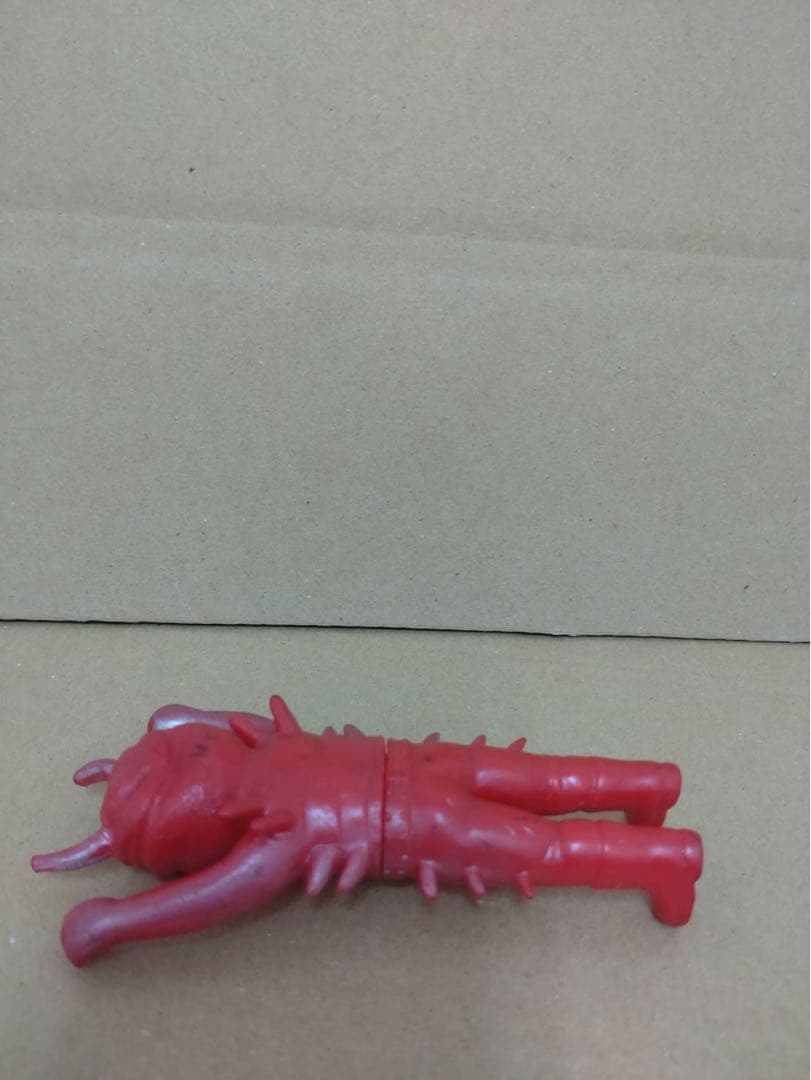 当時物 仮面ライダー ムカデラス ミニソフビ　旧バンダイ ポピー レトロソフビ