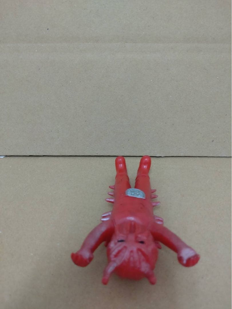 当時物 仮面ライダー ムカデラス ミニソフビ　旧バンダイ ポピー レトロソフビ