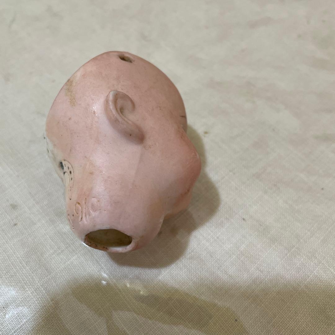 677イギリス買い付ビスクドールヘッド 小型 2個セット、ドイツ