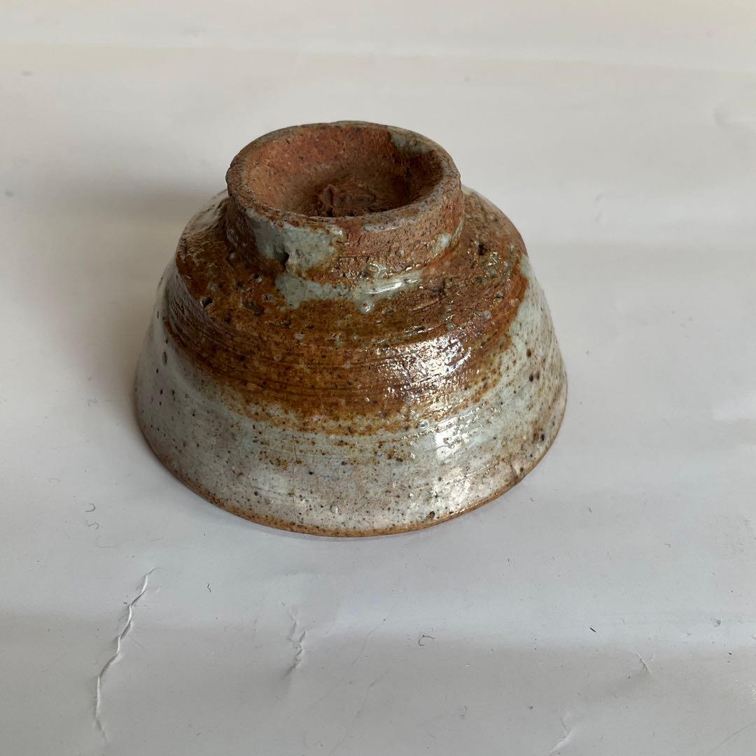 人間国宝　加藤土師萌作　唐津焼風ぐい呑