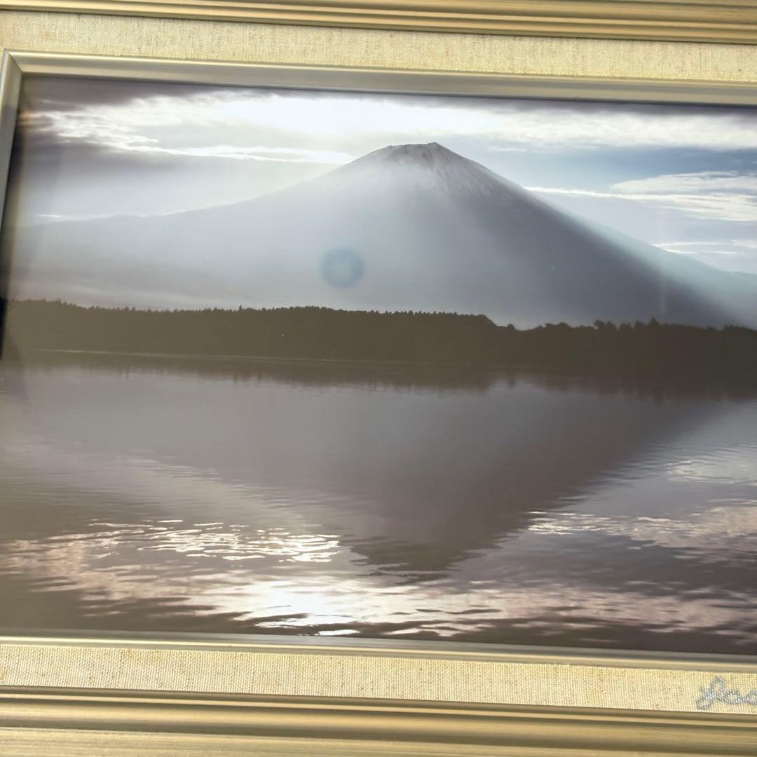 写真「天界からの光」Joshua 額装 富士山 自然 風景 J