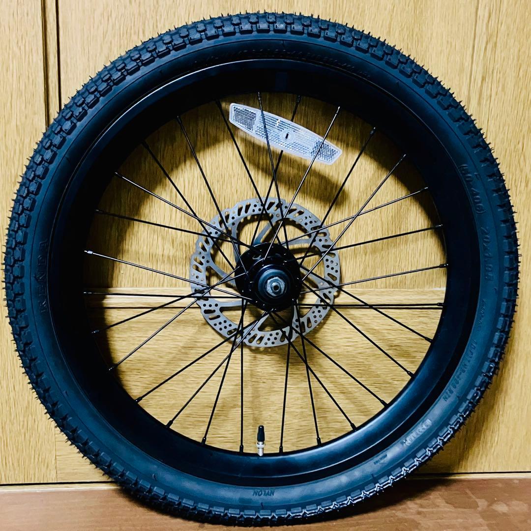 新車外し TERN AMP F1 406 ディスク ブレーキホイール スプロケ付