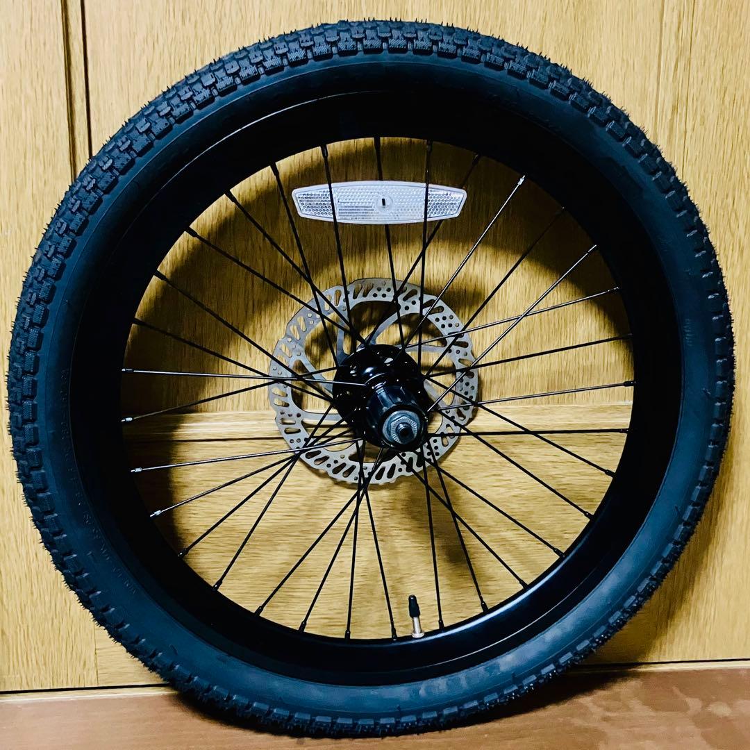 新車外し TERN AMP F1 406 ディスク ブレーキホイール スプロケ付