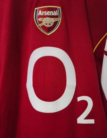 04/05 アーセナル ホーム 長袖 4番 ヴィエラ