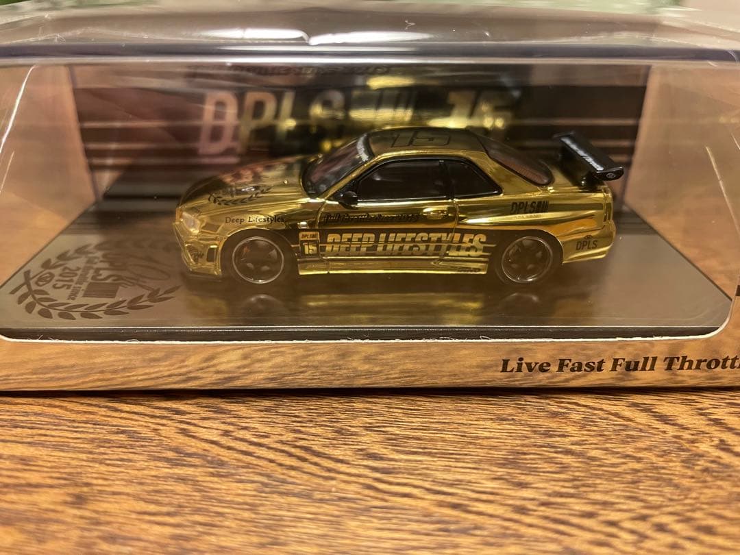 東京オートサロン2026 DPLS 2015 限定　R34GT-Rゴールドメッキ