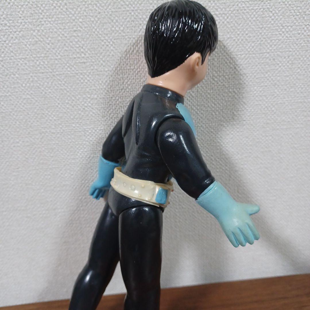 無版権　パチもの「仮面ライダー」風の面取れ希少ソフビフィギュア