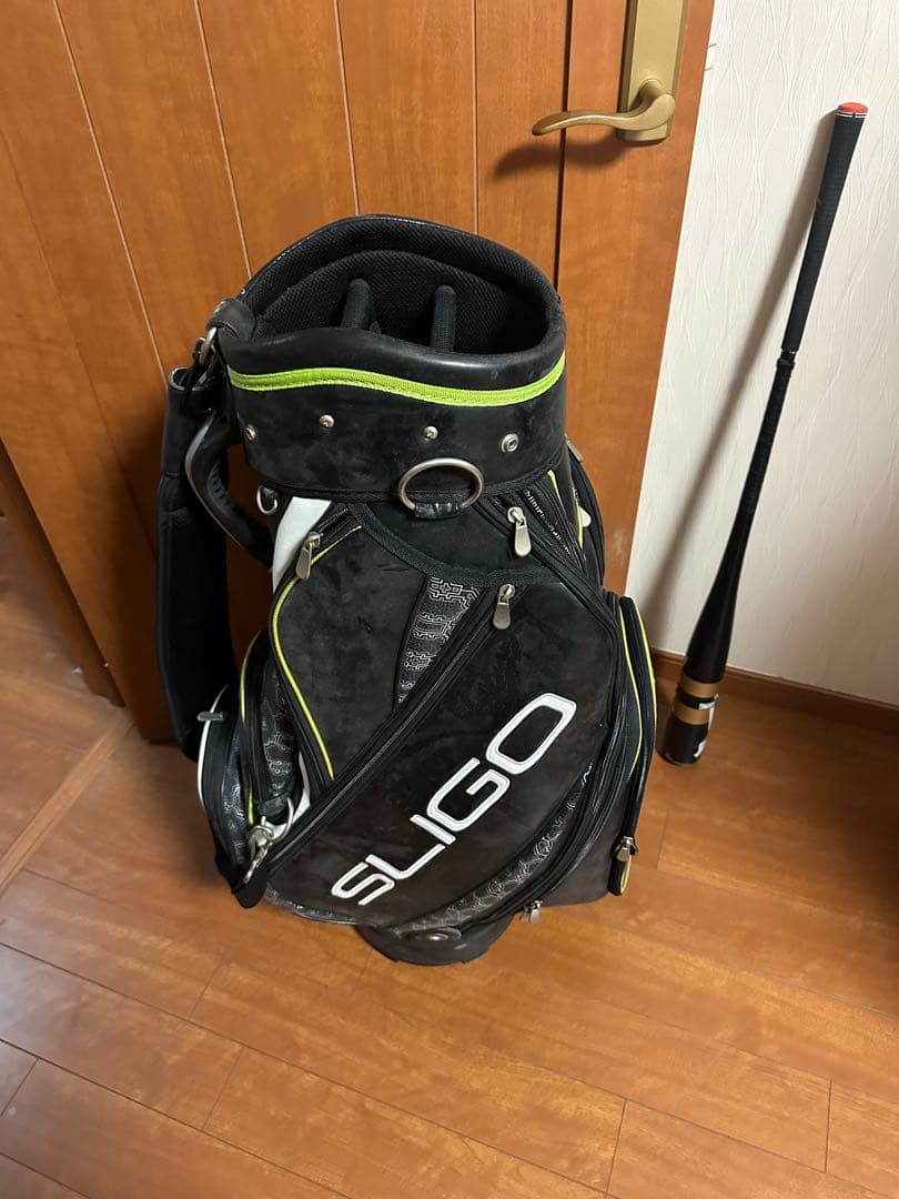 SLIGO キャディバッグ 黒/緑