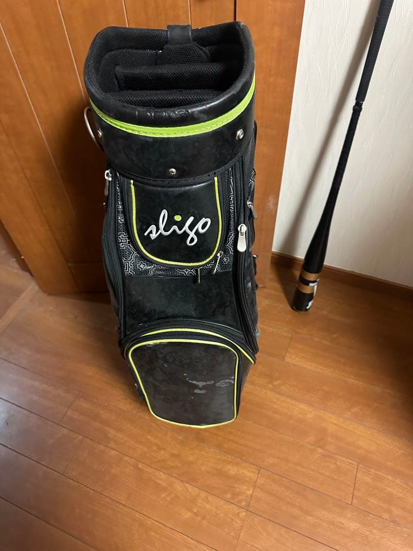 SLIGO キャディバッグ 黒/緑
