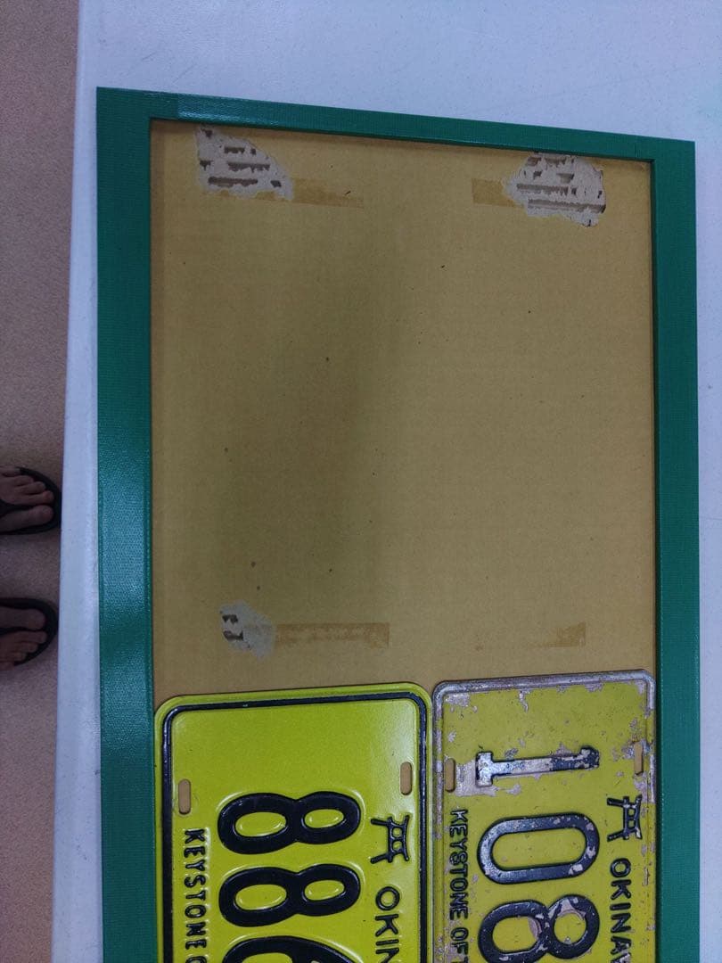 ♠️1960年代　ナンバープレート《本土復帰前》KT＊A♠️