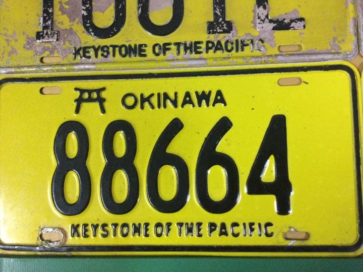 ♠️1960年代　ナンバープレート《本土復帰前》KT＊A♠️