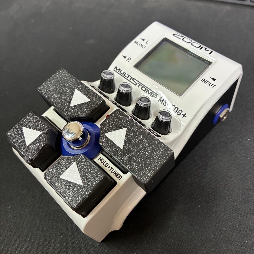 ★程度極上★送料無料★ZOOM MS-50G＋/マルチ★後付フットスイッチ付属