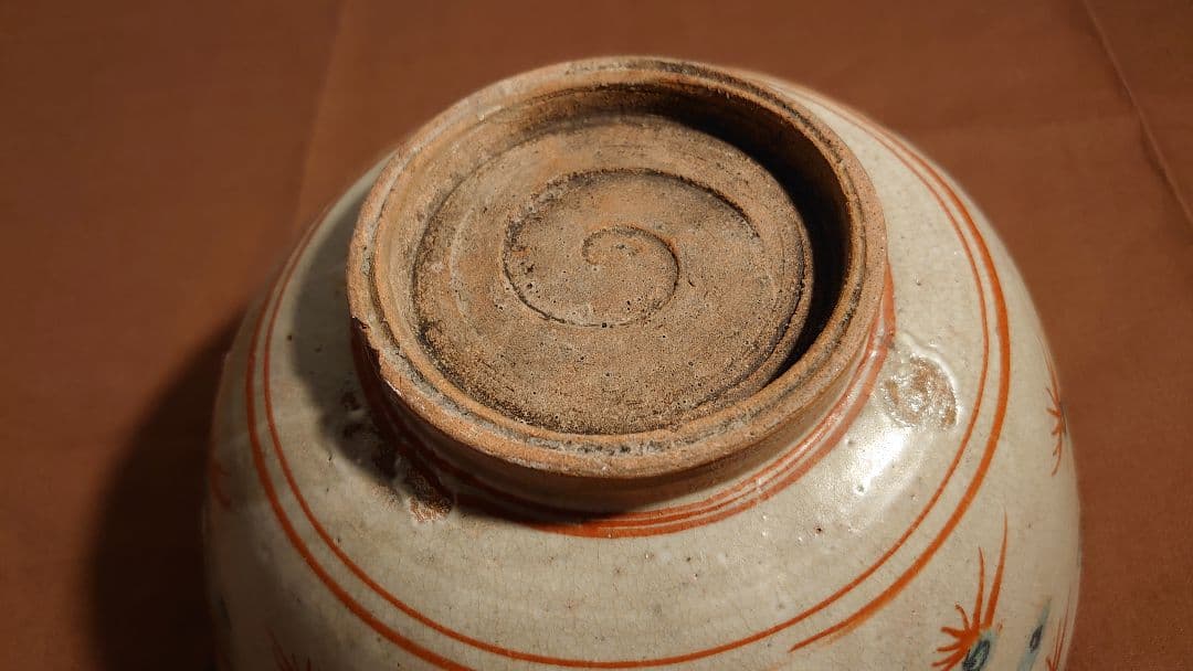 古九谷　九谷焼　赤絵　春日山窯　木米　金城春日山　蔵出し　菓子鉢　１客