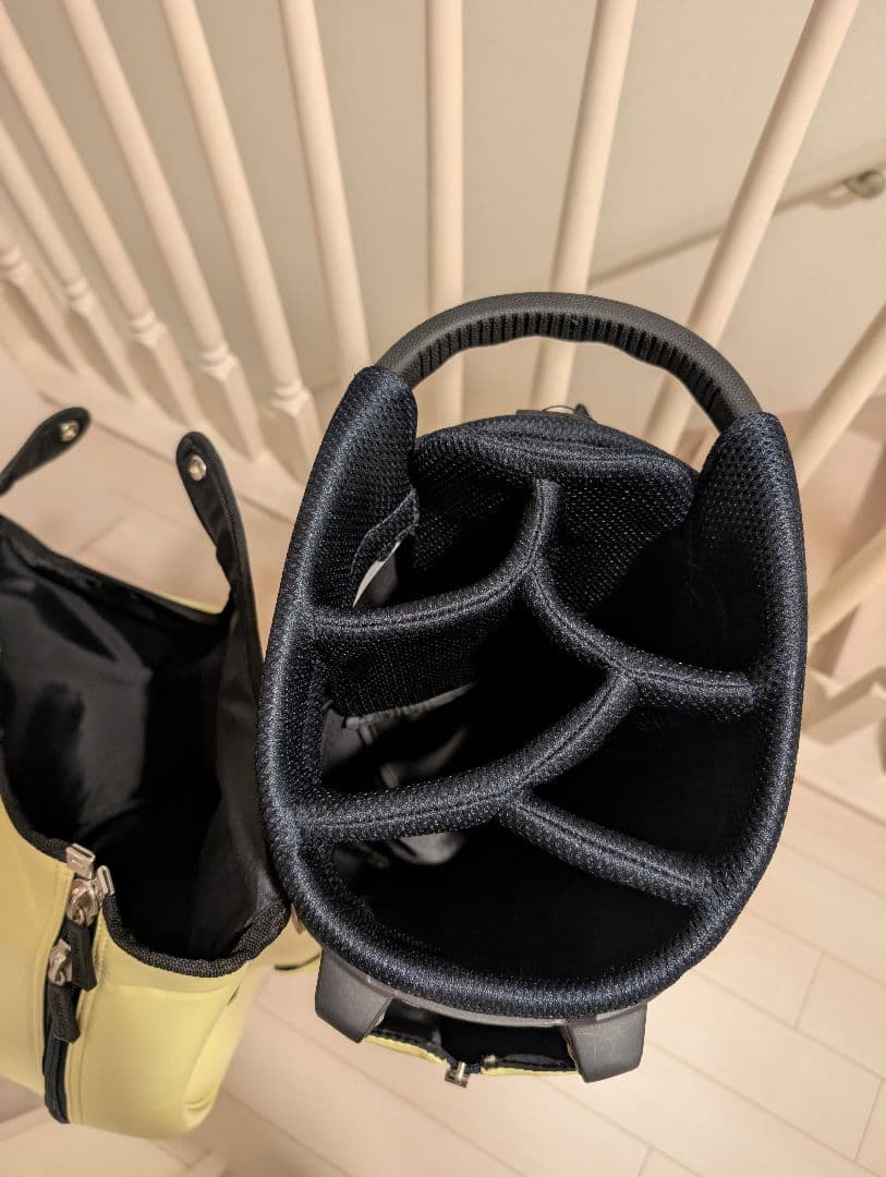 美品‼️PEARLY GATES 89イエロー ゴルフバッグ ニコちゃん