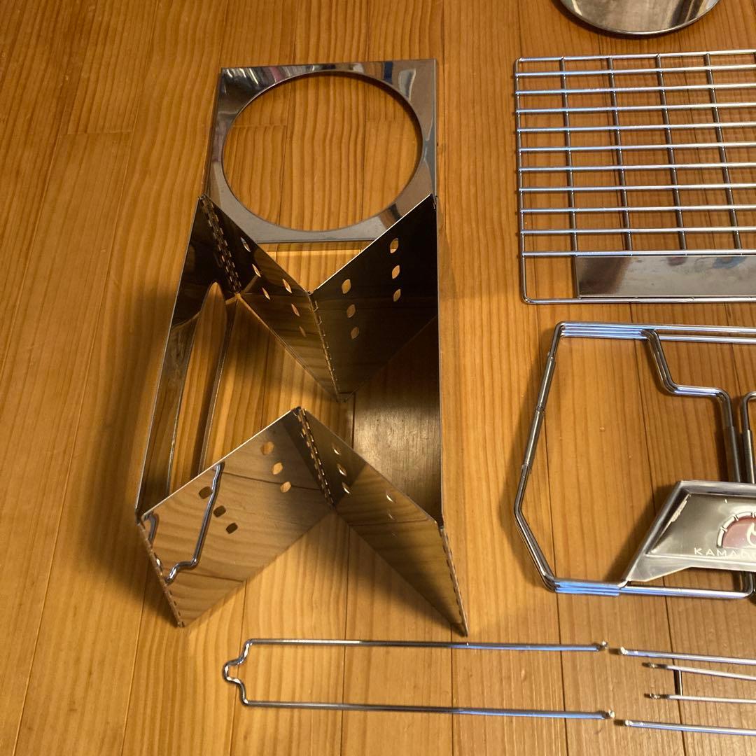 ロゴス　ステンレス 焚き火台 セット