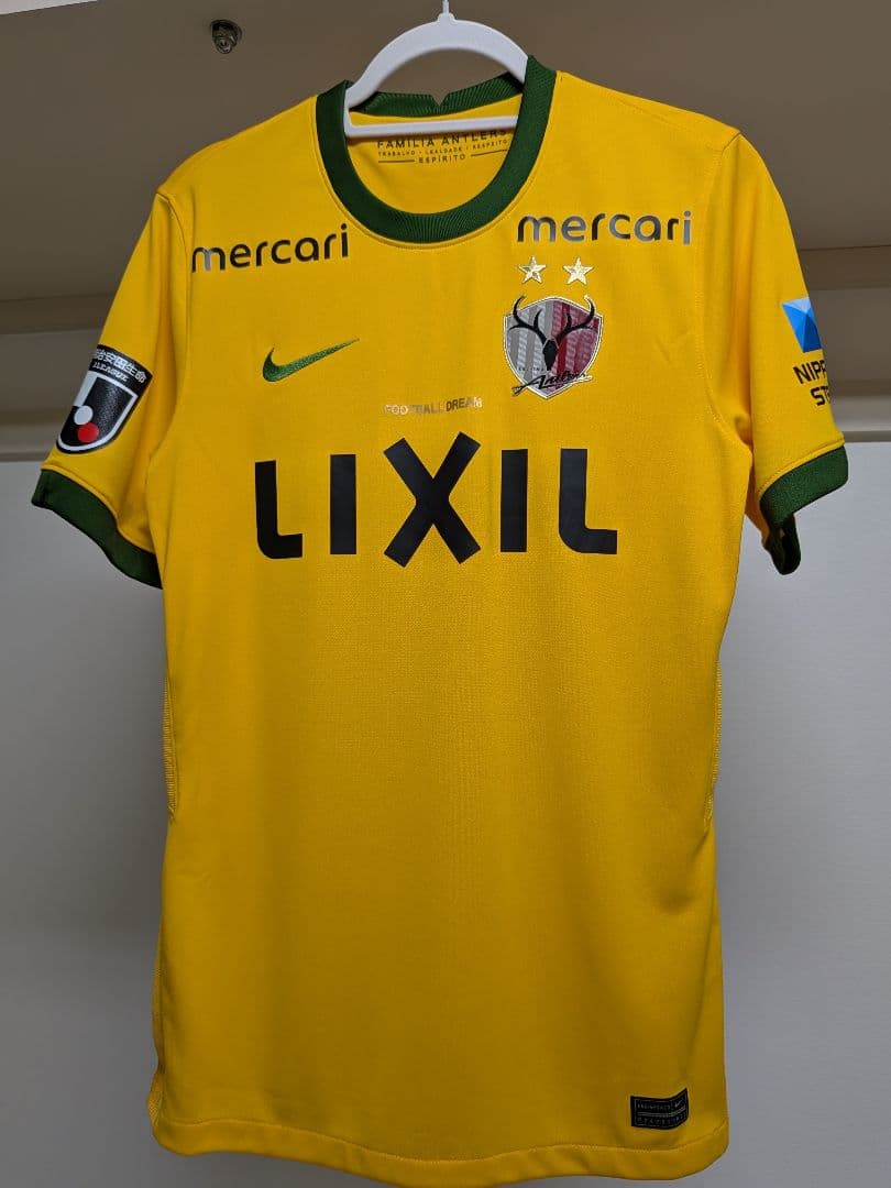 く*ろ様 【鹿島アントラーズ】30周年ジーコサイン入りユニフォーム　新品未使用タ