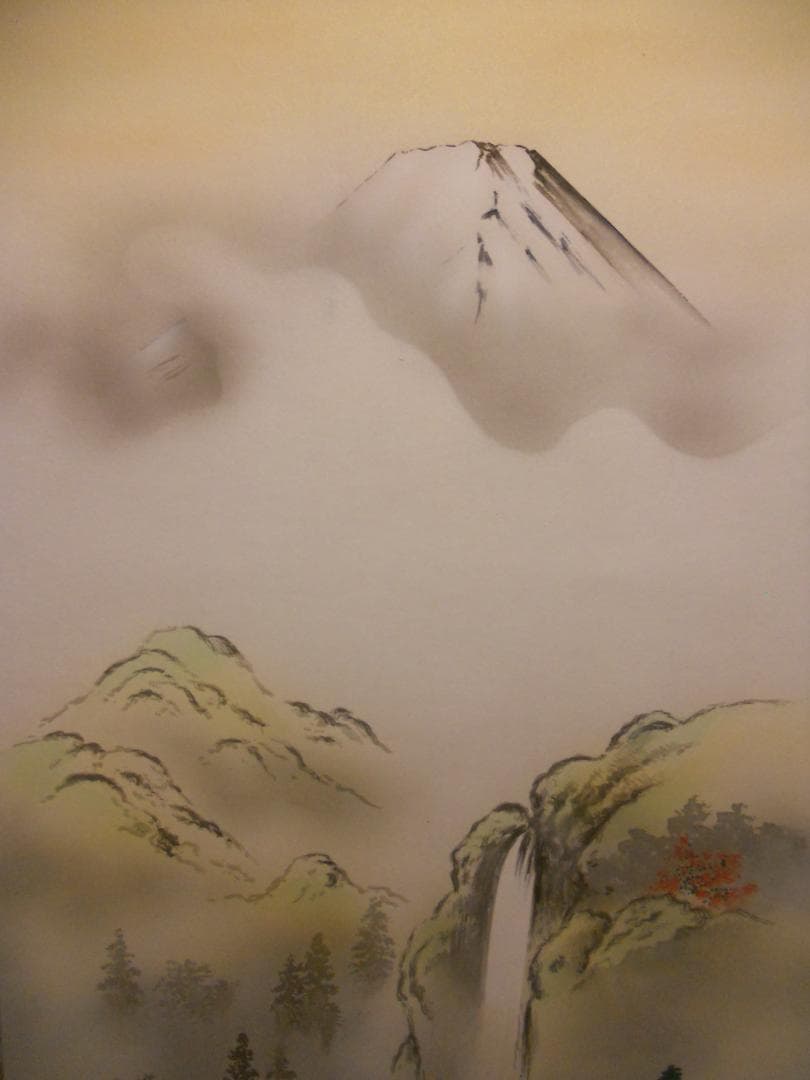 掛け軸 吉田恵山 『 三殺封印好転図 』 絹本 希少 軸装 茶道具 掛軸 美品