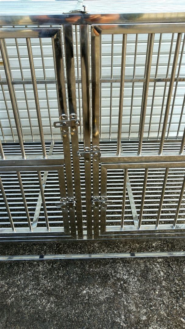 特大ケージ ステンレス製 美品(●引取り限定)