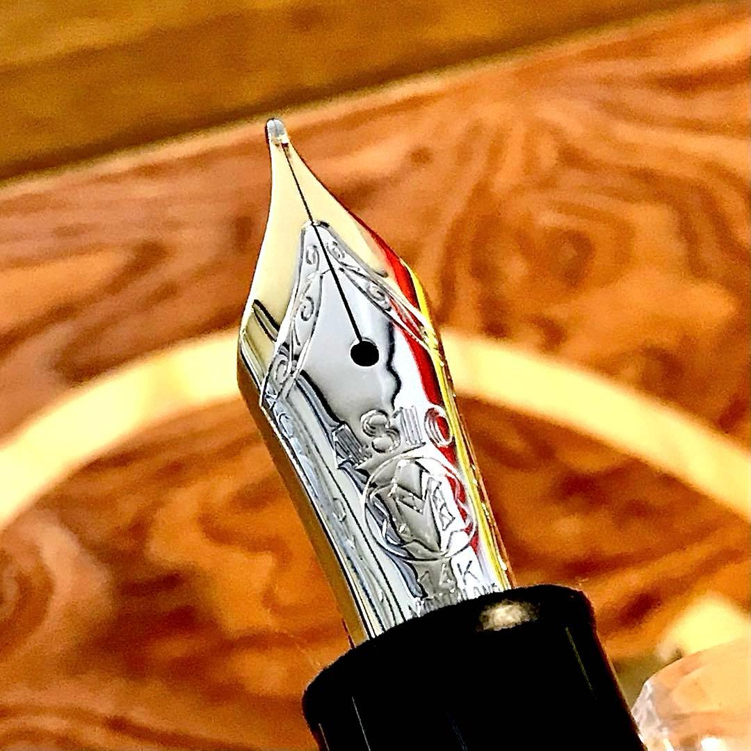 ☆超お勧め☆美しいモンブランマイスターシュテック146プラチナライン(M)14K